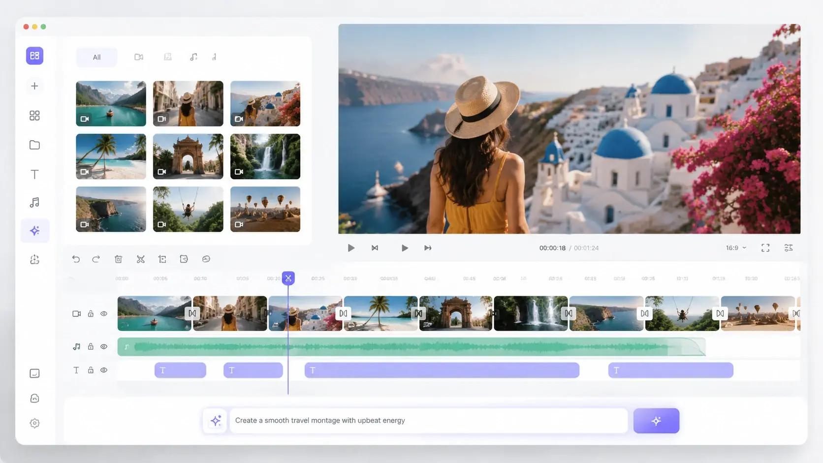 AI Video Editing and Repurposing Tool Example